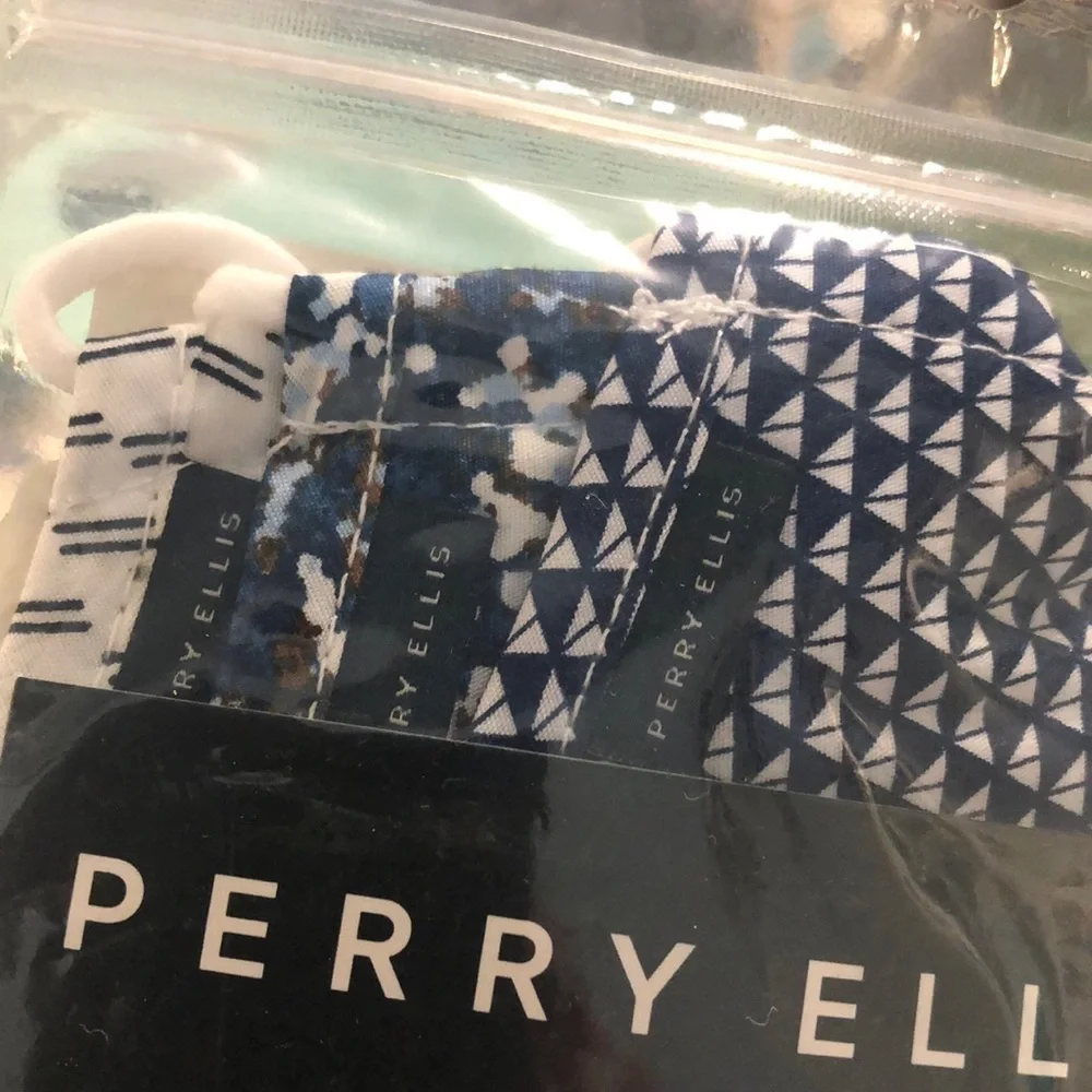 Perry Ellis 3 pack washable Face masks NWT